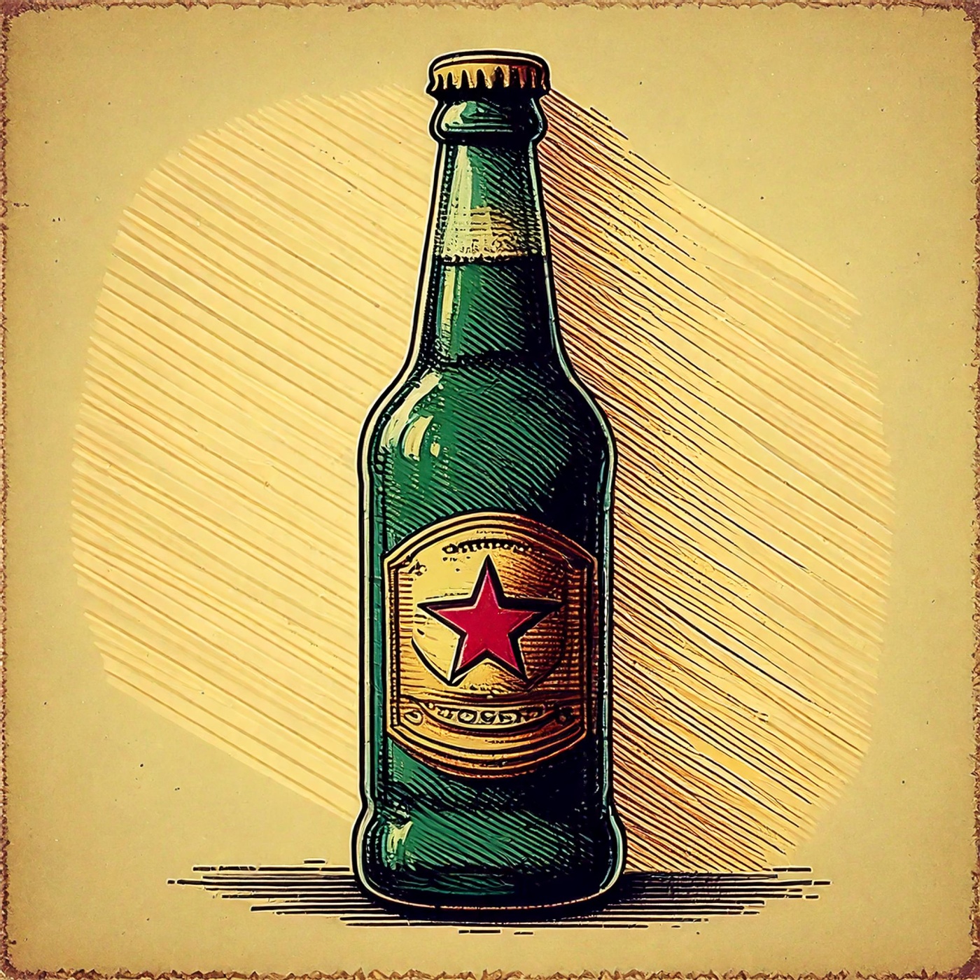 Een groen flesje met rode ster heeft al snel de associatie met Heineken.